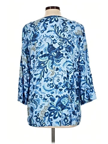 JM Collection 3/4 Sleeve Blouse (view 2)