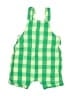 Hanna Andersson Checkered-gingham Green Short Sleeve Onesie Size 12-18 mo - photo 1