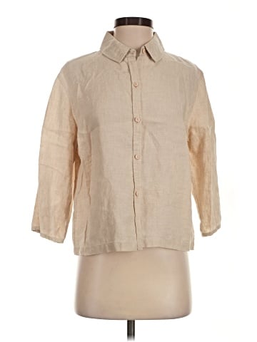 Relativity 3/4 Sleeve Button-Down Shirt (view 1)