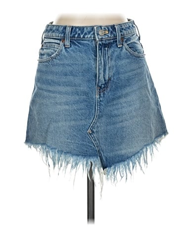 We the Free Denim Skirt (view 1)
