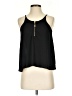 rue21 100% Polyester Black Sleeveless Blouse Size S - photo 1