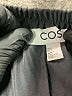 Cos 100% Polyester Solid Black Casual Skirt Size 14 - photo 4