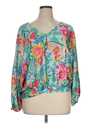 Umgee 3/4 Sleeve Blouse (view 1)