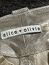 Alice + Olivia Metallic Silver Shorts Size 4 - photo 3