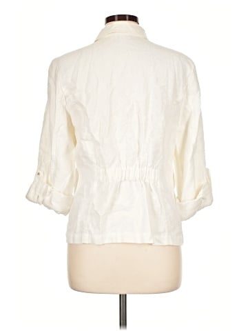 Charter Club 3/4 Sleeve Button-Down Shirt (view 2)