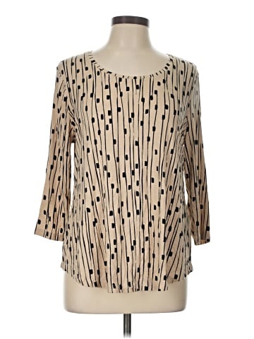 JM Collection 3/4 Sleeve Blouse (view 1)