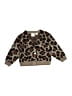 Zara Animal Print Brown Pullover Sweater Size 2 - photo 1