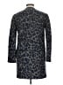 Hobbs London Animal Print Gray Tan Coat Size 4 - photo 2