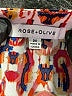Rose + Olive Orange 3/4 Sleeve Blouse Size 2X - photo 7