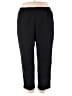 Alfred Dunner 100% Polyester Solid Black Casual Pants Size 20 - photo 1