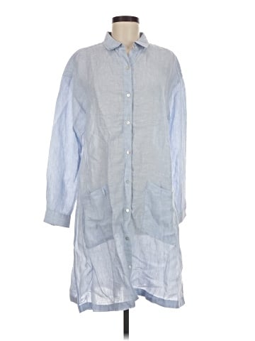 Jones & Co 3/4 Sleeve Button-Down Shirt (view 1)
