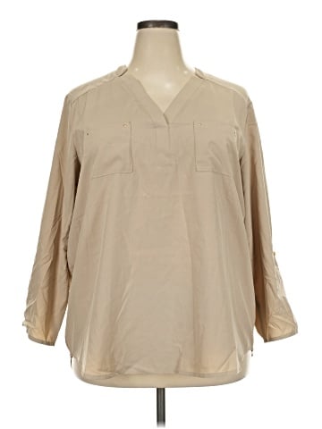 NY Collection 3/4 Sleeve Blouse (view 1)