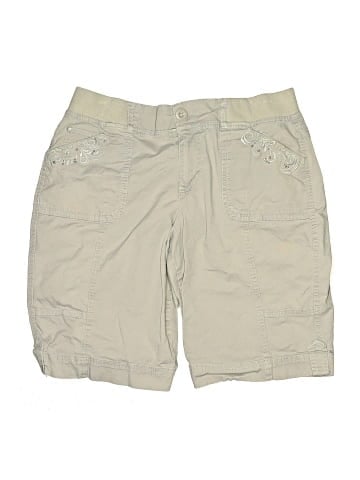 Gloria Vanderbilt Khaki Shorts (view 1)