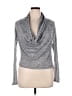 Ella Moss Gray Long Sleeve Top Size M - photo 1