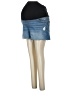 Ingrid + Isabel Blue Gold Denim Shorts Size 12 - photo 1