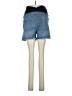 Ingrid + Isabel Blue Gold Denim Shorts Size 12 - photo 2