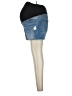 Ingrid + Isabel Blue Gold Denim Shorts Size 12 - photo 5