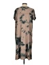 Pol Tie-dye Gray Casual Dress Size S - photo 2