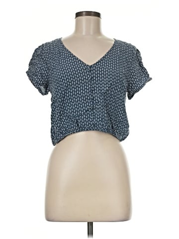 Blue Rain Short Sleeve Blouse (view 1)