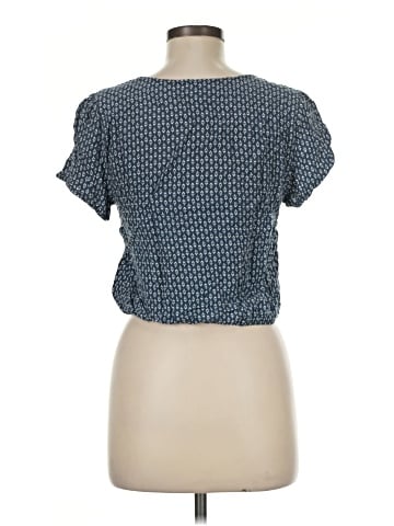 Blue Rain Short Sleeve Blouse (view 2)