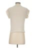 Massimo Dutti Ivory Short Sleeve Turtleneck Size S - photo 2