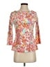 J. McLaughlin Orange 3/4 Sleeve Top Size S - photo 1