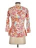 J. McLaughlin Orange 3/4 Sleeve Top Size S - photo 2