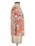 J. McLaughlin Orange 3/4 Sleeve Top Size S - photo 4