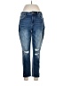 BKE Hearts Blue Jeans Size 29 waist - photo 1