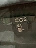 Cos 100% Lyocell Black 3/4 Sleeve Button-Down Shirt Size 4 - photo 7