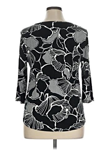 JM Collection 3/4 Sleeve Blouse (view 2)