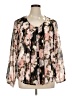 North Style 100% Polyester Pink Long Sleeve Blouse Size XL - photo 1