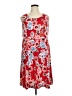 Ellos Paisley Red Casual Dress Size 14 - photo 1