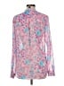 Kut from the Kloth 100% Polyester Floral Pink Long Sleeve Blouse Size M - photo 2