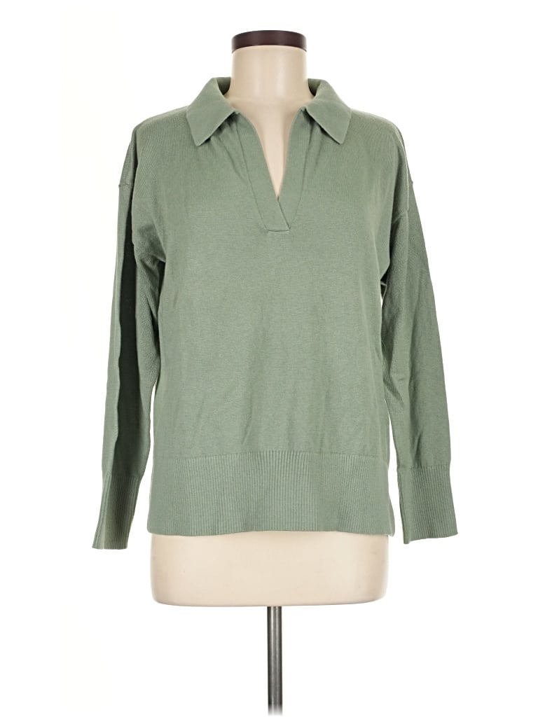 Pre-owned L.l.bean Pullover Sweater In Green