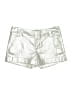 Alice + Olivia Metallic Silver Shorts Size 4 - photo 1