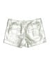 Alice + Olivia Metallic Silver Shorts Size 4 - photo 2