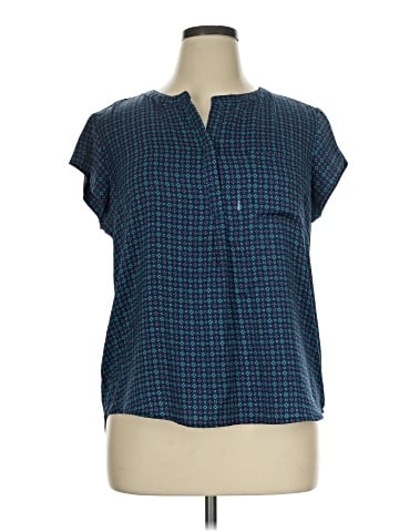 Liz Claiborne Short Sleeve Blouse (view 1)