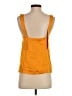 Floreat 100% Silk Orange Sleeveless Silk Top Size XS - photo 2
