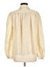CO 100% Polyester Ivory Long Sleeve Blouse Size M - photo 2