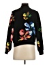 Mossimo 100% Polyester Floral Black Jacket Size XS - photo 2