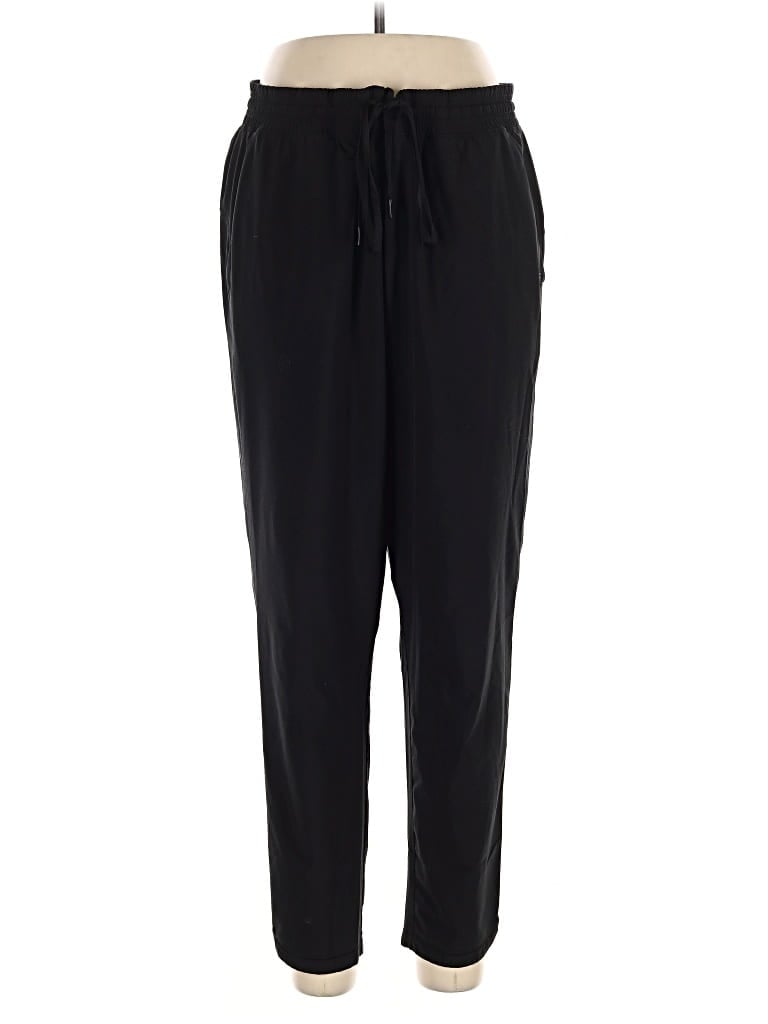 Pre-owned Gap Fit Track Pants In Black