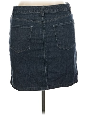 Ann Taylor Factory Denim Skirt (view 2)