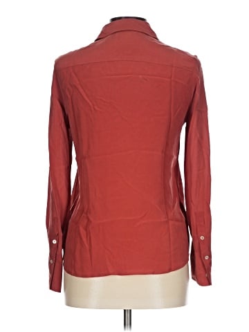 MNG Long Sleeve Silk Top (view 2)