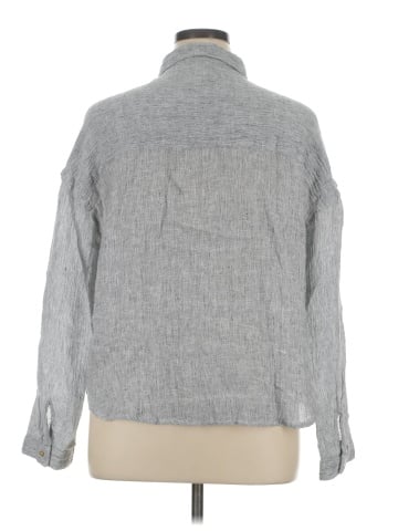 Tahari Long Sleeve Button-Down Shirt (view 2)