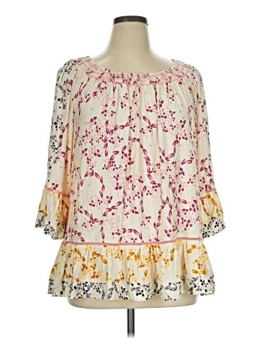 Fever 3/4 Sleeve Blouse (view 1)