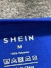 Shein 100% Polyester Blue Short Sleeve T-Shirt Size M - photo 7