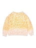Molo Animal Print Yellow Pullover Sweater Size 140 cm / US 10 - photo 1