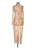 AFRM Paisley Tan Cocktail Dress Size S (estimated) - photo 1