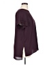 DR2 100% Polyester Burgundy Short Sleeve Blouse Size XL - photo 4